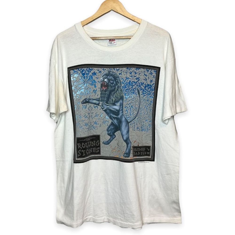 Vintage 1997 Rolling Stones Bridges to Babylon Tour T-shirt